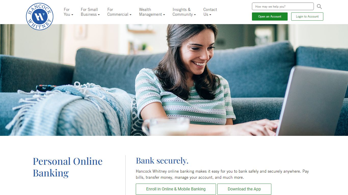 Personal Online Banking | Hancock Whitney Bank